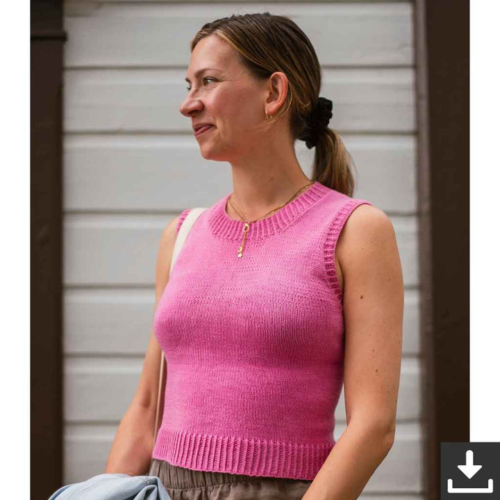 Kutovakika - Veronika Lindberg Sweet Breeze Top Strickanleitung - Kutovakika (PDF, englisch) bei bei bei bei Lieblingsgarn
