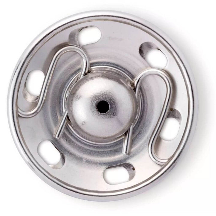 Prym Annäh-Druckknöpfe 15 mm, Farbe silber – Kunststoff bei Lieblingsgarn