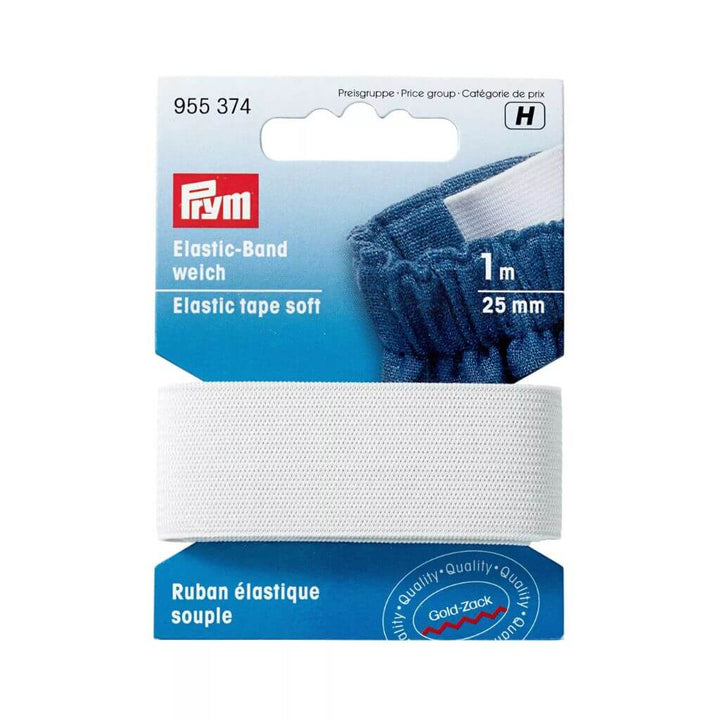 Prym Elastic-Band weich, Farbe weiß – Kunststoff bei Lieblingsgarn