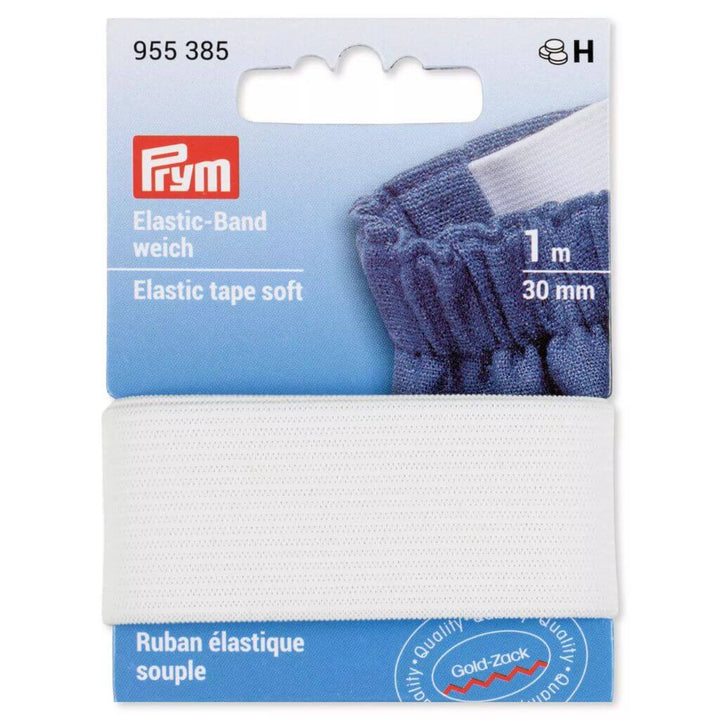 Prym Elastic-Band weich, Farbe weiß – Kunststoff bei Lieblingsgarn