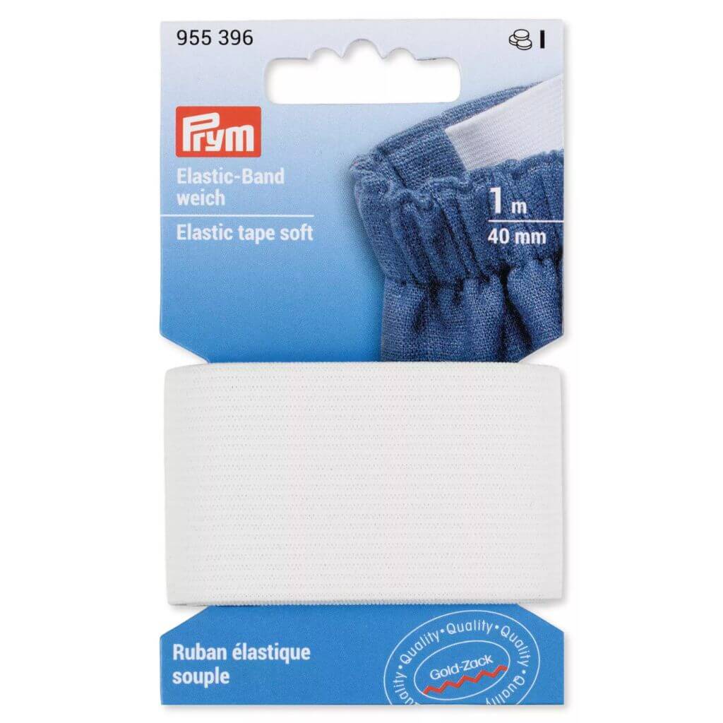 Prym Elastic-Band weich, Farbe weiß – Kunststoff bei Lieblingsgarn