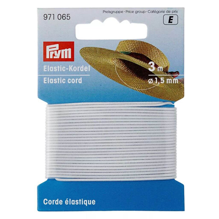 Prym Elastic-Kordel 1,5mm, Farbe weiß – Kunststoff bei Lieblingsgarn