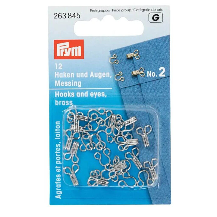 Prym Federhaken und Augen Messing bei bei bei bei Lieblingsgarn