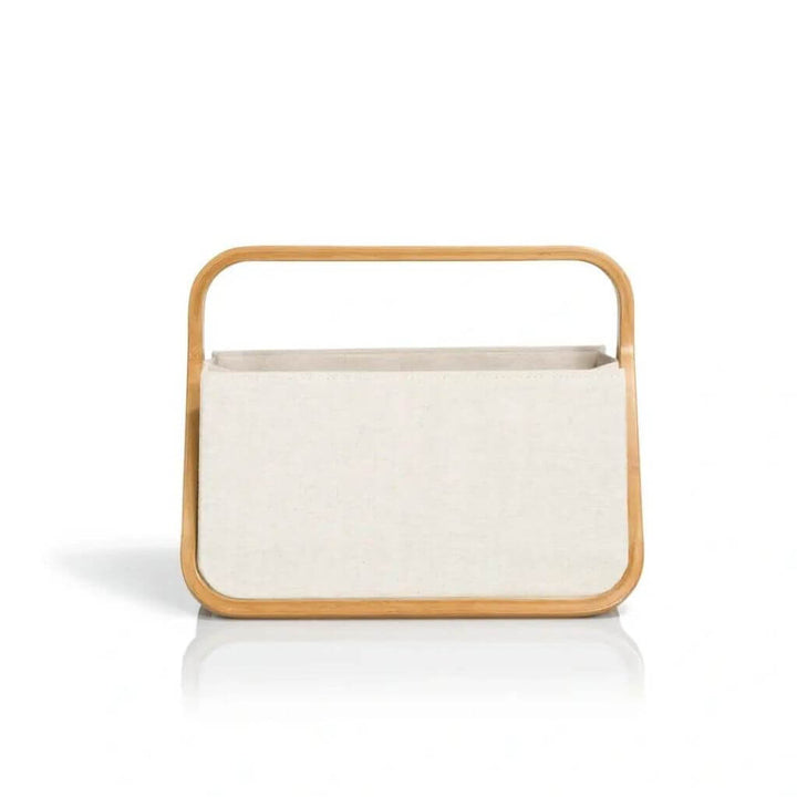 Prym Fold &amp; Store Basket "Canvas &amp; Bamboo" bei bei bei bei Lieblingsgarn