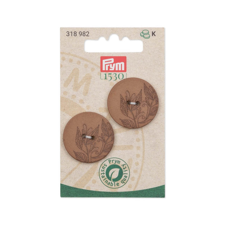 Prym 1530 Hanf-Knöpfe 28 mm hellbraun bei bei bei bei Lieblingsgarn