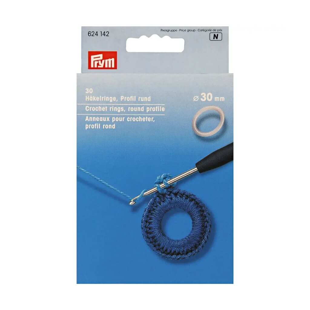 Prym Häkelringe, Farbe rund 30 mm – Kunststoff bei Lieblingsgarn