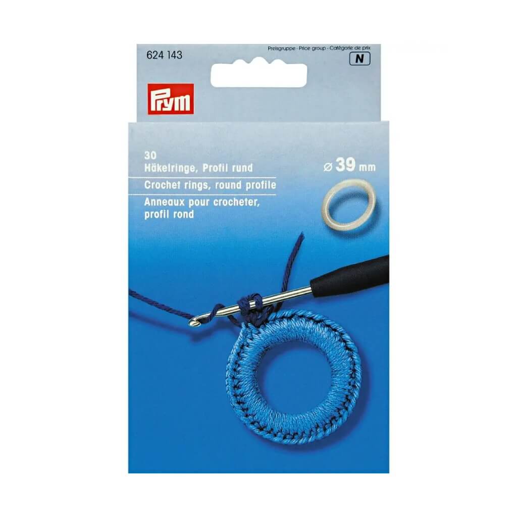 Prym Häkelringe, Farbe rund 39 mm – Kunststoff bei Lieblingsgarn