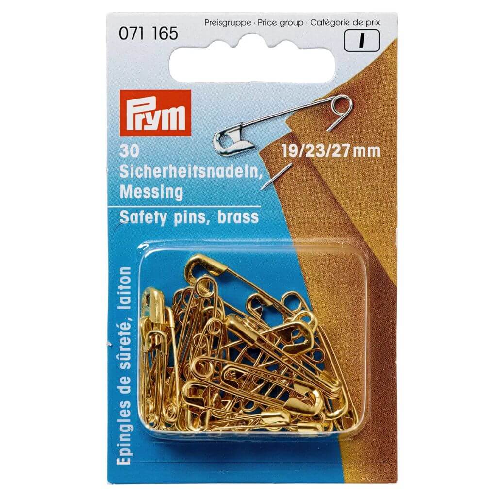 Prym Sicherheitsnadeln, Farbe gold – Metall bei Lieblingsgarn