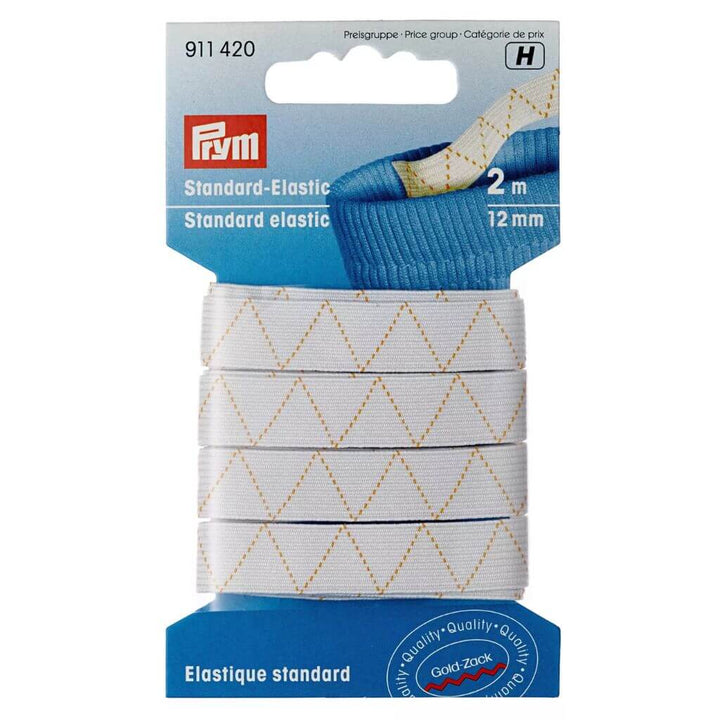 Prym Standard-Elastic Gummiband, Farbe 12 mm – Kunststoff bei Lieblingsgarn