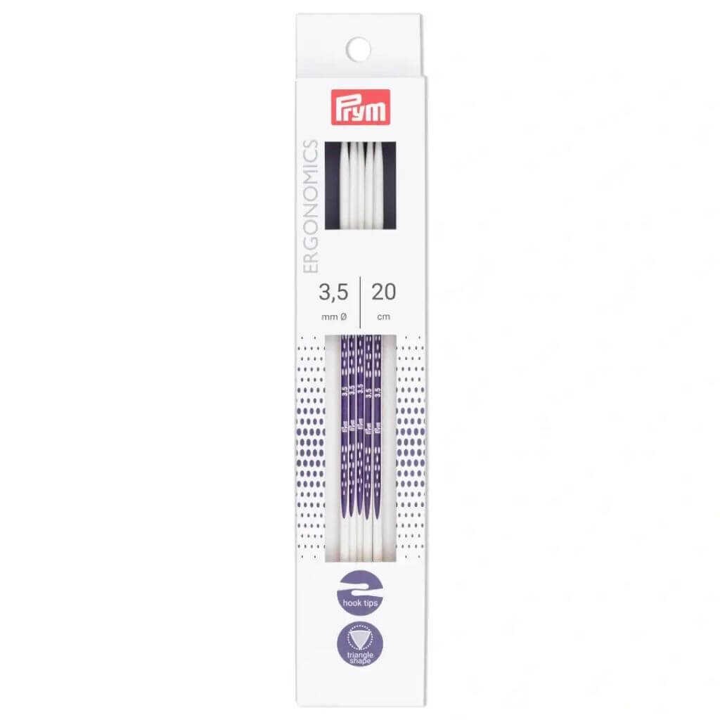Prym Ergonomics Strumpfstricknadeln 20 cm, Farbe 20 – Kunststoff bei Lieblingsgarn