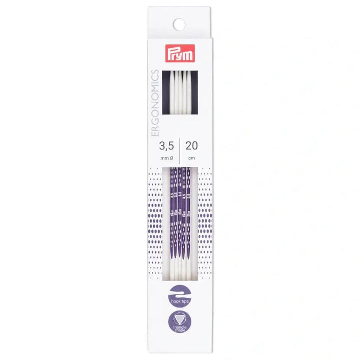Prym Ergonomics Strumpfstricknadeln 20 cm, Farbe 20 – Kunststoff bei Lieblingsgarn