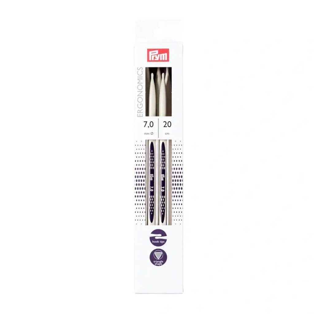 Prym Ergonomics Strumpfstricknadeln 20 cm, Farbe 20 – Kunststoff bei Lieblingsgarn