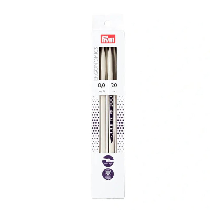 Prym Ergonomics Strumpfstricknadeln 20 cm, Farbe 20 – Kunststoff bei Lieblingsgarn
