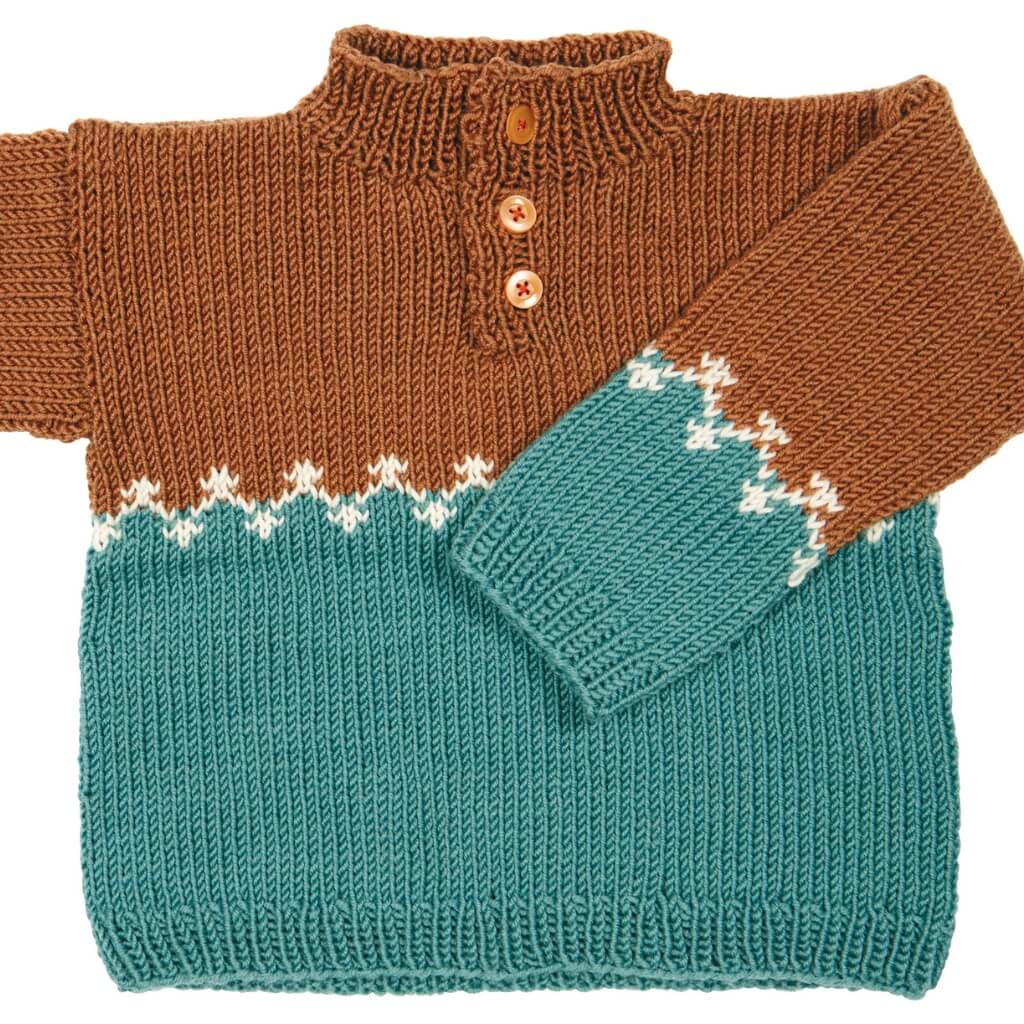 Lana Grossa Pattern Kleinkind Pullover Strickset - Lana Grossa (PDF) bei bei bei bei Lieblingsgarn