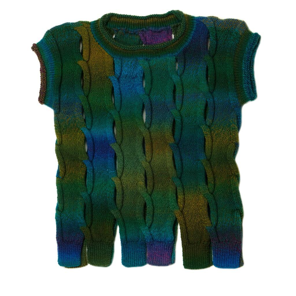 Schoppel Wolle Pullover Punctured Strickanleitung - Schoppel Design (Heft) bei bei bei bei Lieblingsgarn