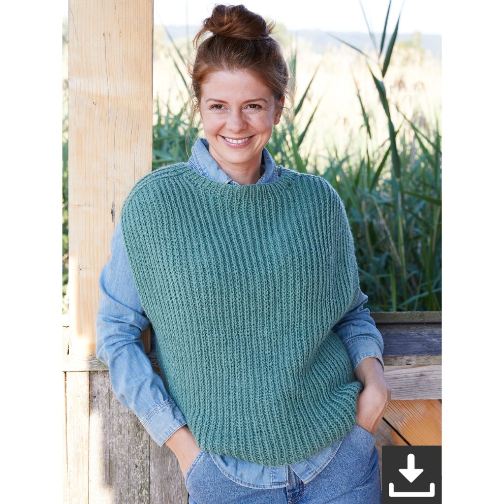Lana Grossa Damen Pullunder Strickset - Lana Grossa (Digital) bei bei bei bei bei bei bei Lieblingsgarn