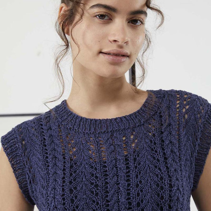 Lang Yarns Pattern Pullunder mit Lochmuster Strickanleitung - Lang Yarns (PDF) bei bei bei bei bei bei bei bei Lieblingsgarn