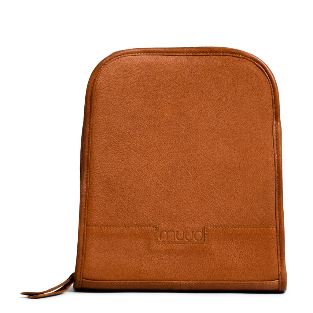 muud Voss - Nadeltasche, Farbe Whisky – Leder bei Lieblingsgarn