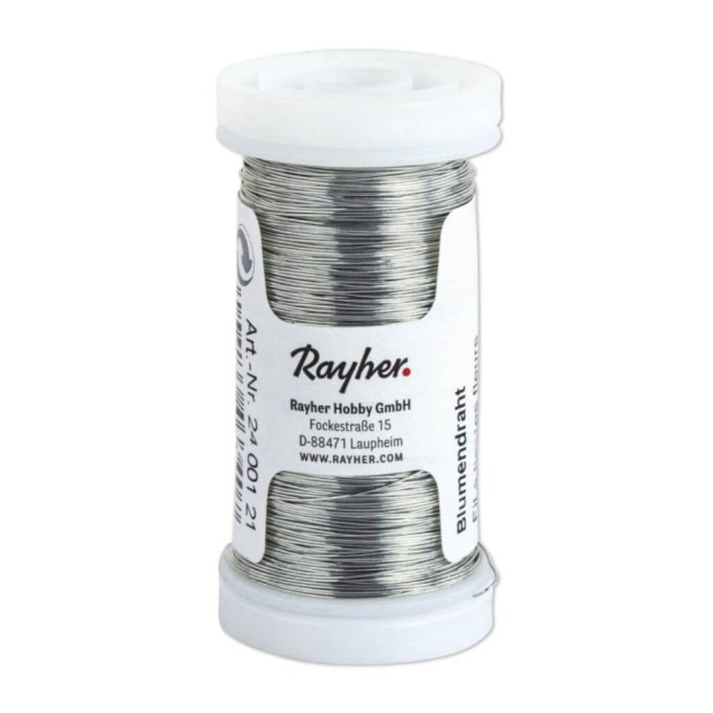 Rayher Blumendraht, Platin, 0,35 Mm Ø, Spule 100 M bei bei bei bei Lieblingsgarn