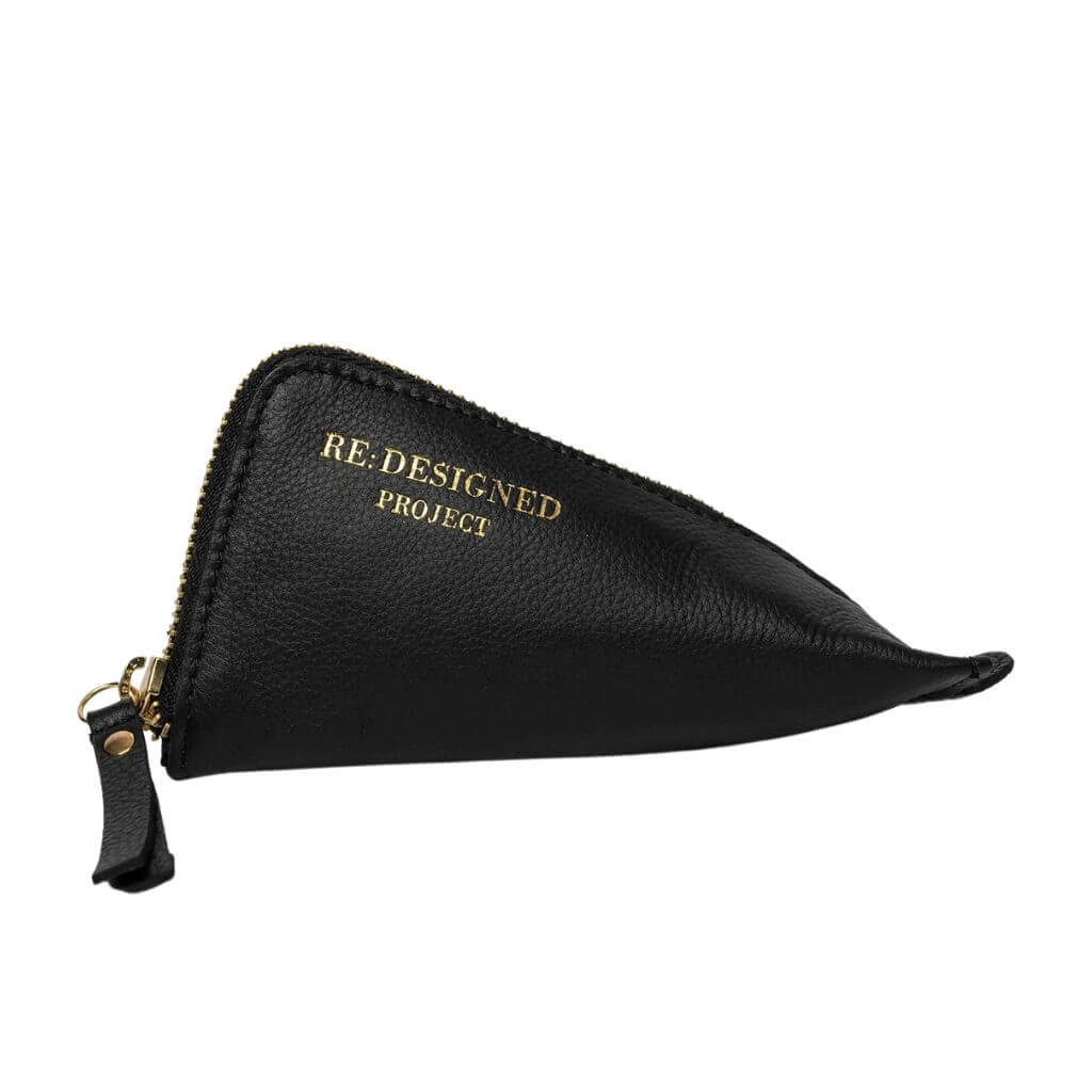 Re:Designed Lederetui Project 29, Farbe Black/Gold – Leder bei Lieblingsgarn