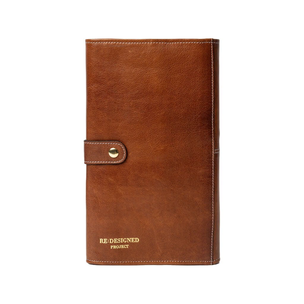 Re:Designed Project 82, Farbe Walnut/Gold – Leder bei Lieblingsgarn