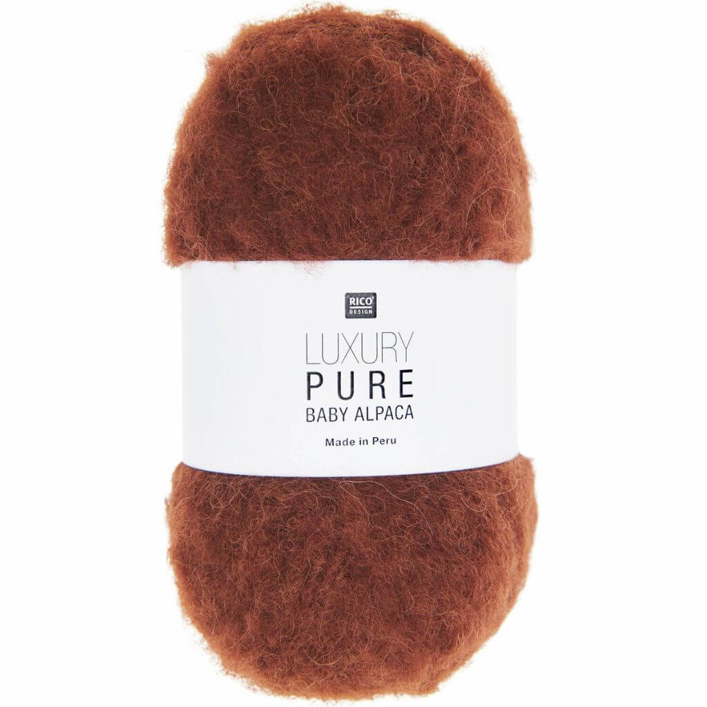 Rico Design Luxury Pure Baby Alpaca, Farbe 005 Nougat – Alpaka bei Lieblingsgarn