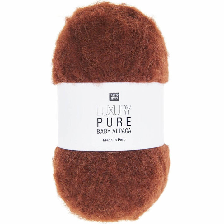 Rico Design Luxury Pure Baby Alpaca, Farbe 005 Nougat – Alpaka bei Lieblingsgarn