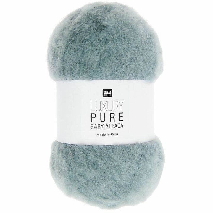 Rico Design Luxury Pure Baby Alpaca, Farbe 008 Rauchblau – Alpaka bei Lieblingsgarn