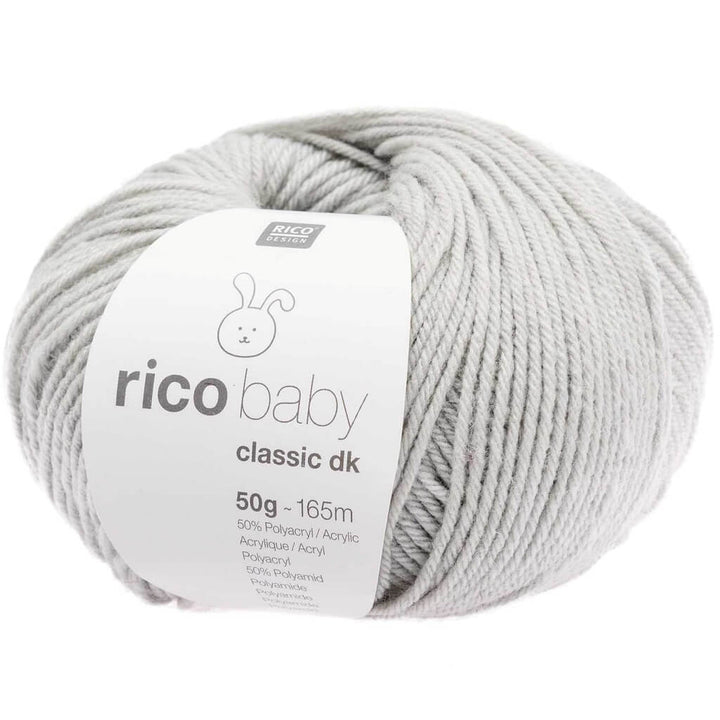 Rico Design Hellgrau Rico Design Baby Classic DK 50g Lieblingsgarn