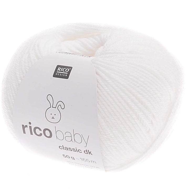 Rico Design Weiss Rico Design Baby Classic DK 50g Lieblingsgarn
