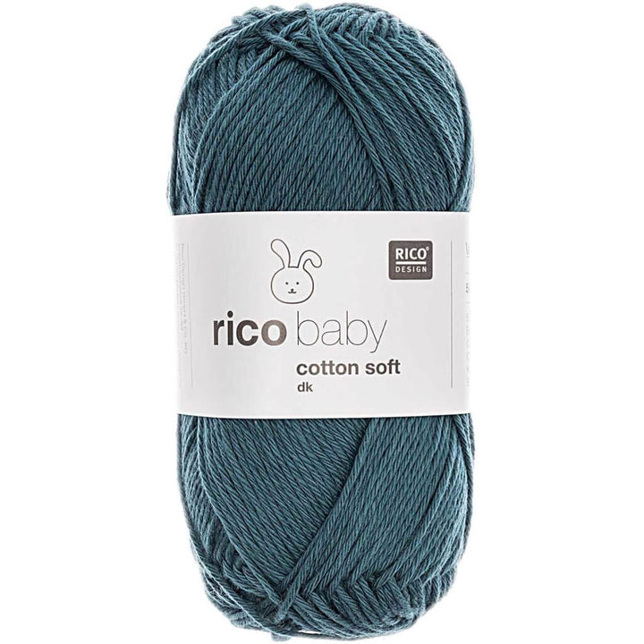 Rico Design Baby Cotton Soft DK 50 g, Farbe 070 Blaubeere – Baumwolle und Polyacryl bei Lieblingsgarn