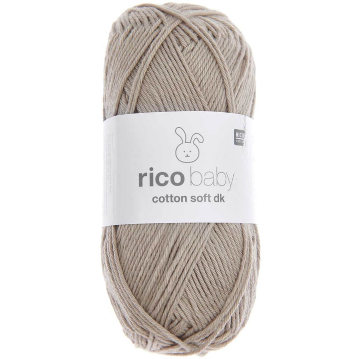 Rico Design Baby Cotton Soft DK 50 g, Farbe 78 dk staub – Baumwolle und Polyacryl bei Lieblingsgarn