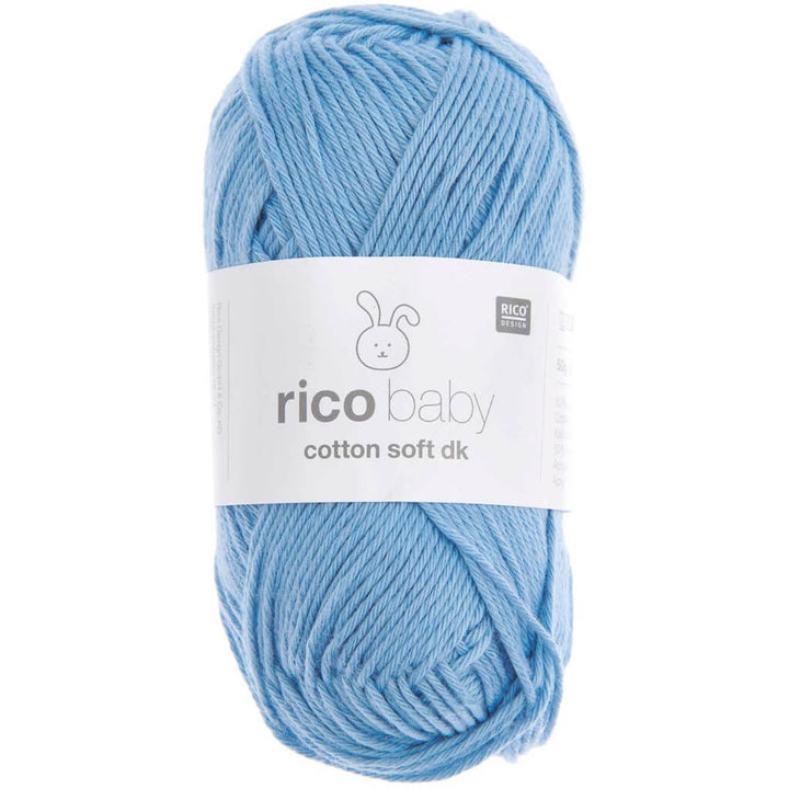 Rico Design Baby Cotton Soft DK 50 g, Farbe 79 dk blau – Baumwolle und Polyacryl bei Lieblingsgarn