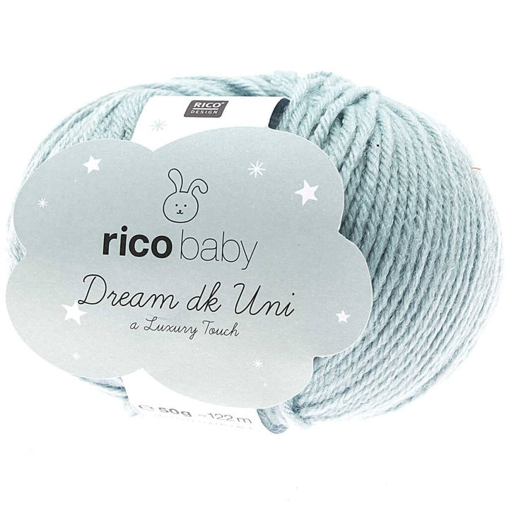 Rico Design Baby Dream Uni DK, Farbe 010 Mint – Acryl und Polyamid bei Lieblingsgarn