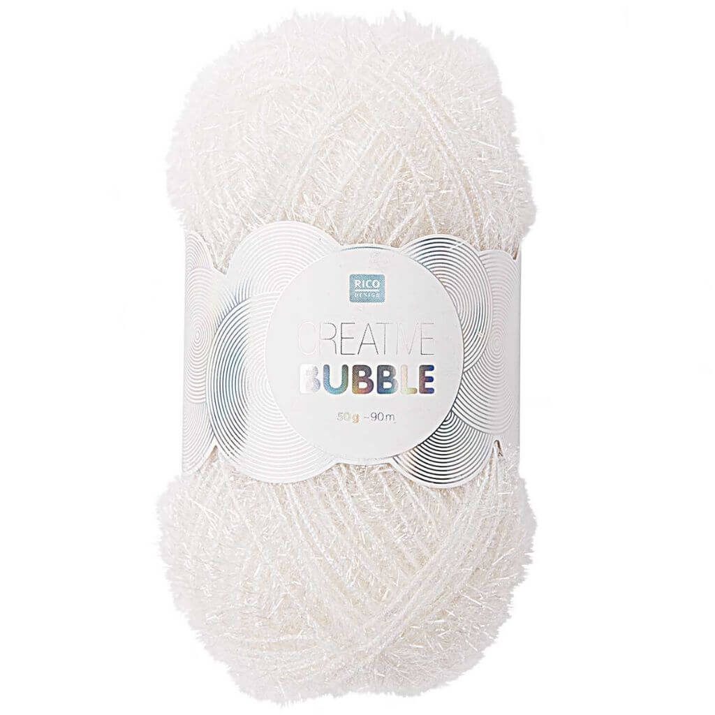 Rico Design Creative Bubble, Farbe Weiss – Synthetik bei Lieblingsgarn