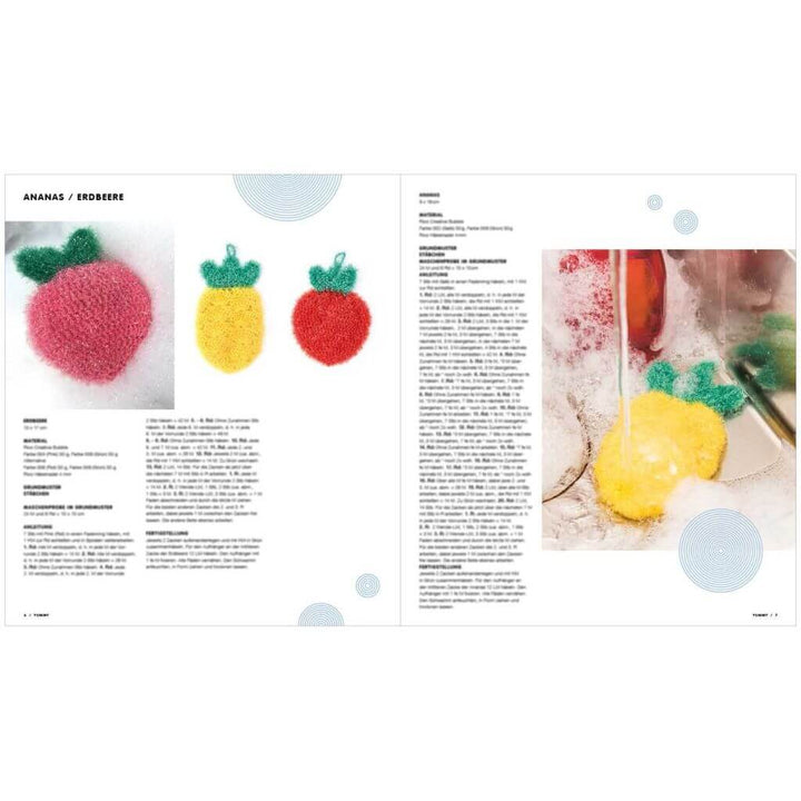 Rico Design Creative Bubble Yummy - Lustige Spülschwämme häkeln bei bei bei bei Lieblingsgarn
