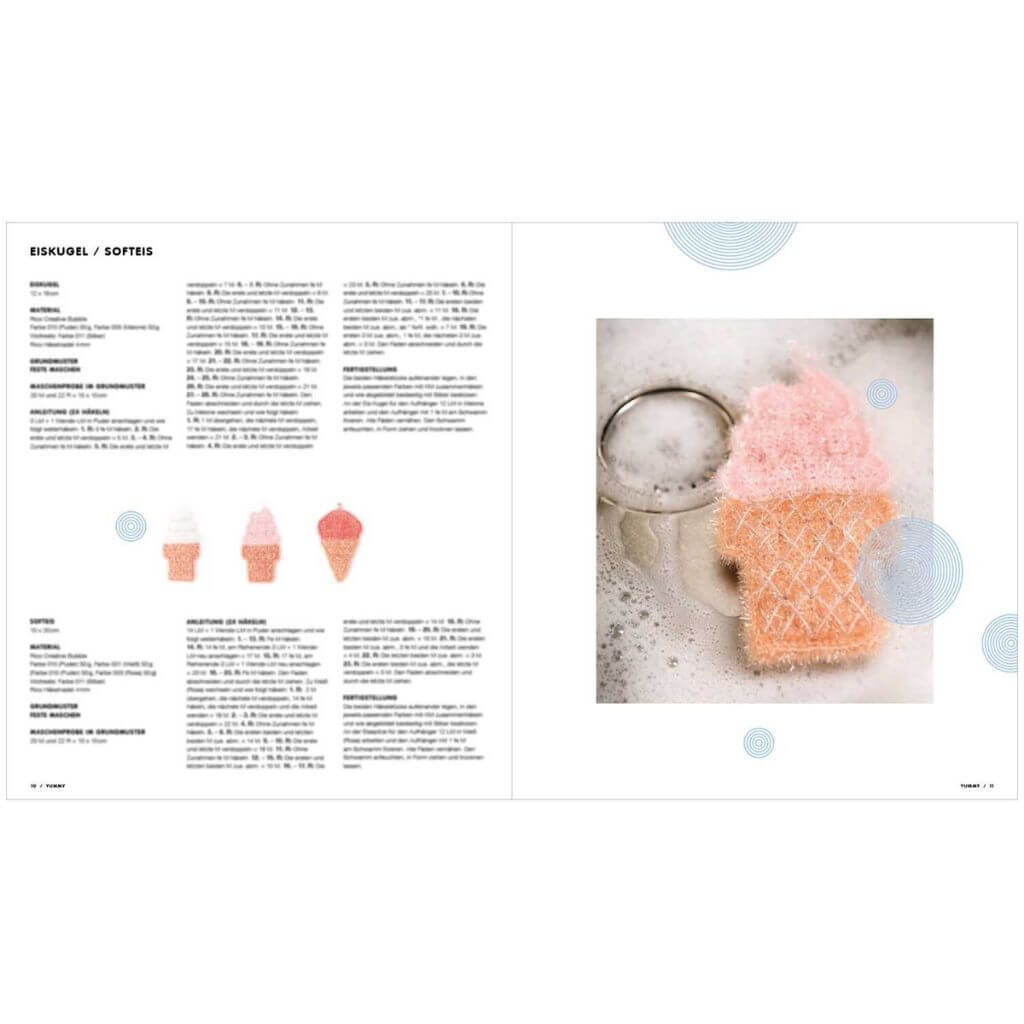 Rico Design Creative Bubble Yummy - Lustige Spülschwämme häkeln bei bei bei bei Lieblingsgarn