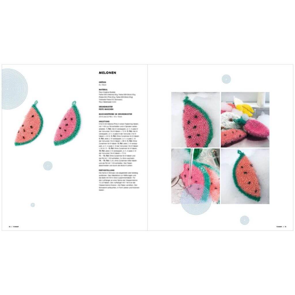 Rico Design Creative Bubble Yummy - Lustige Spülschwämme häkeln bei bei bei bei Lieblingsgarn