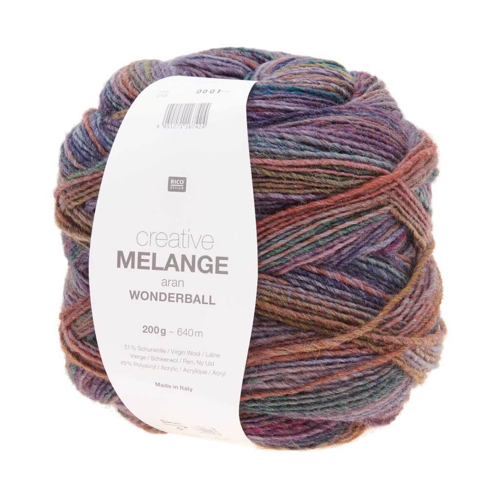 Rico Design Creative Melange Aran Wonderball 200g bei bei bei bei Lieblingsgarn
