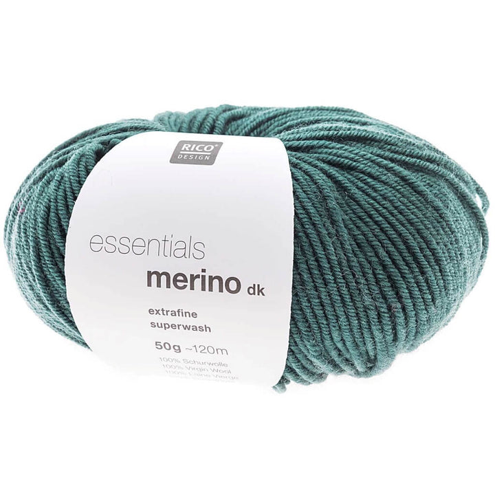 Rico Design Essentials Merino DK 50 g, Farbe 82 Blau Gruen – Merino bei Lieblingsgarn
