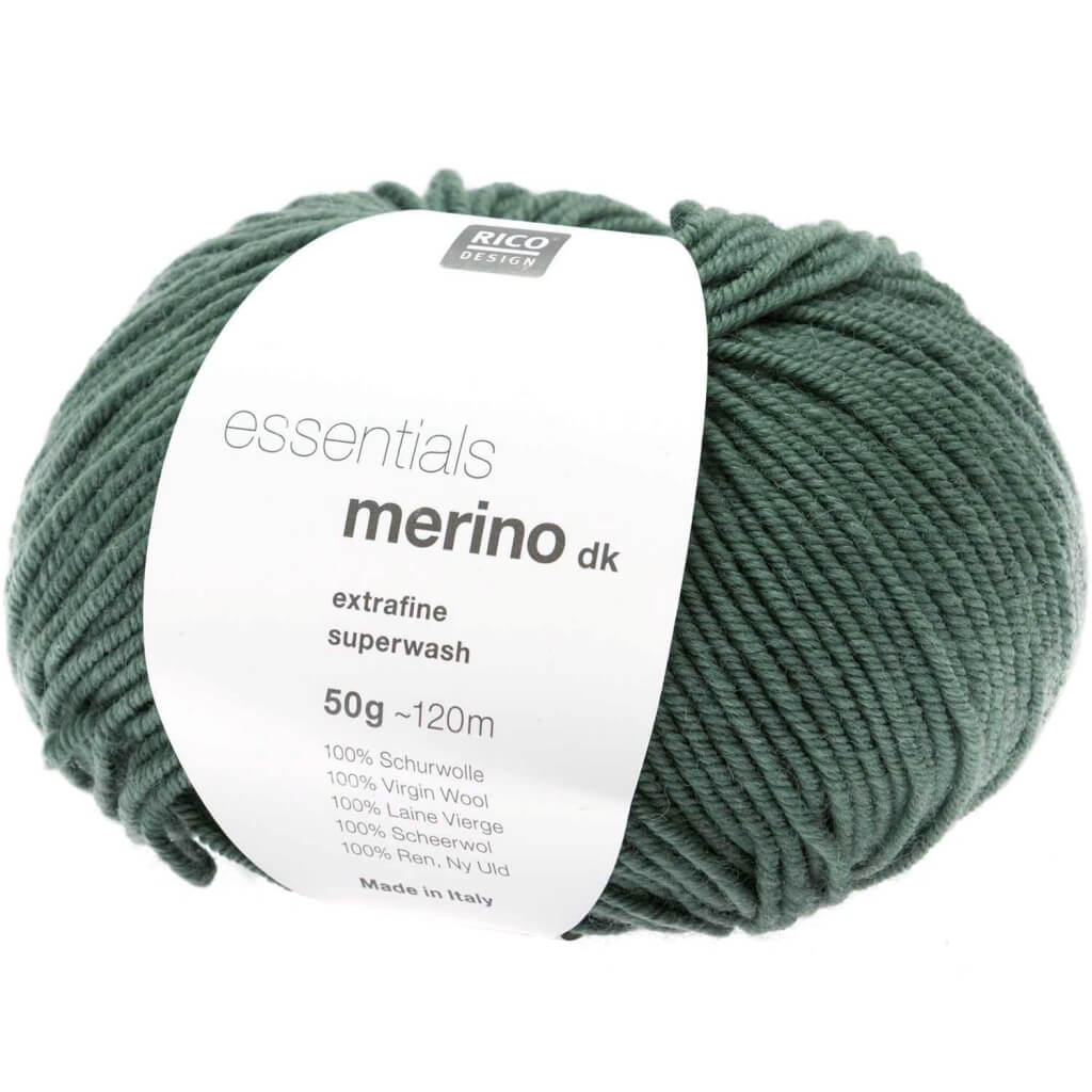 Rico Design Essentials Merino DK 50 g, Farbe 87 Efeu – Merino bei Lieblingsgarn