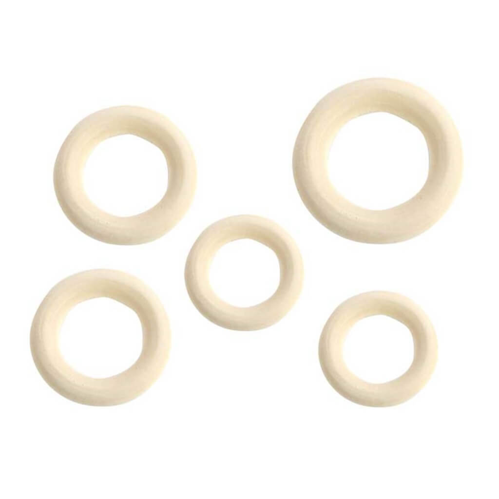 Rico Design Holzring 35 mm 6 Stk. bei bei bei bei Lieblingsgarn