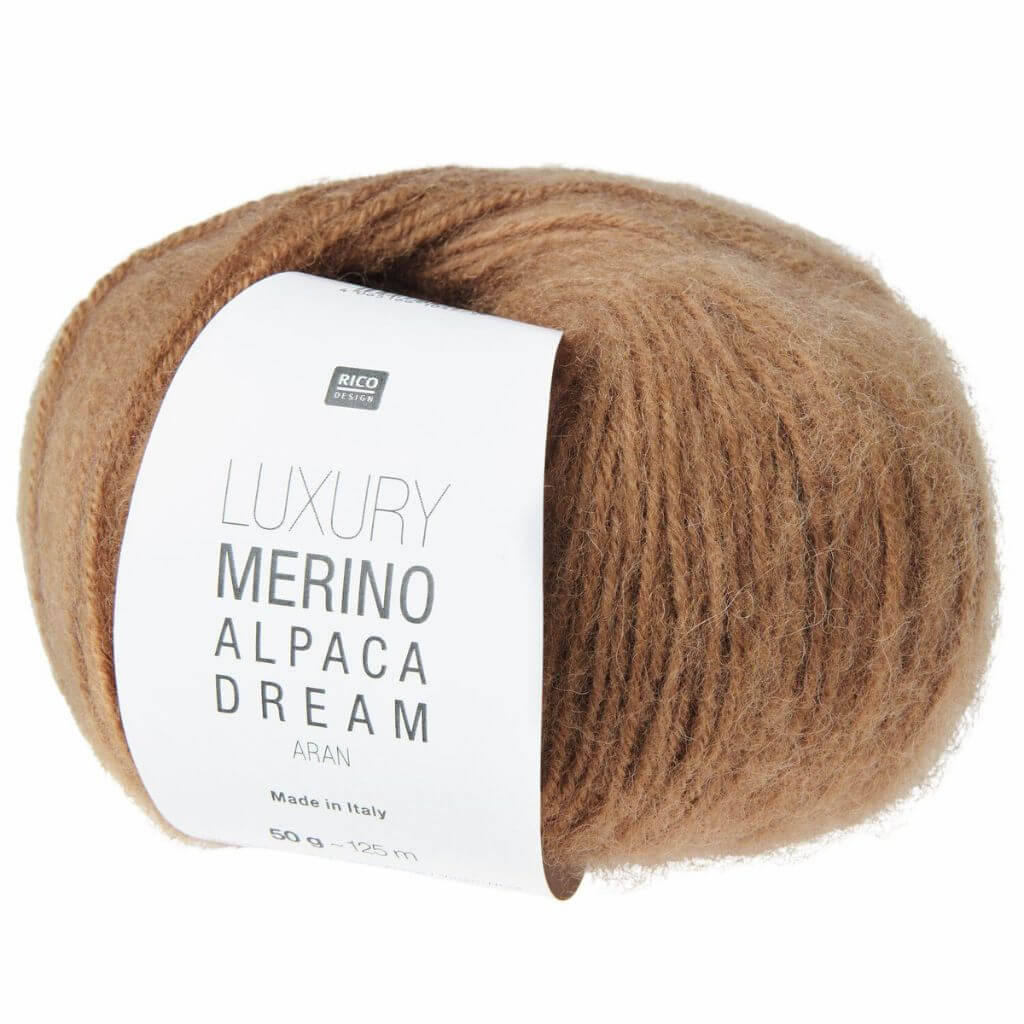 Rico Design Luxury Merino Alpaca Dream aran, Farbe 010 nougat – Alpaka und Schurwolle bei Lieblingsgarn