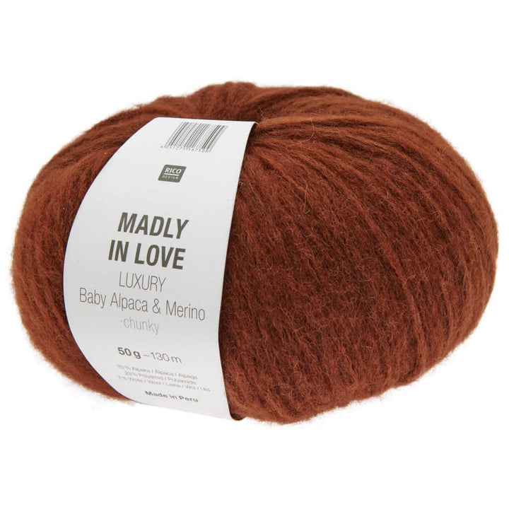 Rico Design Luxury Baby Alpaca &amp; Merino Chunky - Madly in love, Farbe 006 Nougat – Alpaka, Polyamid und bei Lieblingsgarn