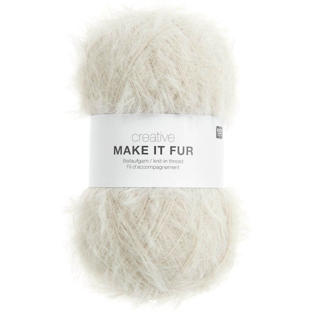 Rico Design Creative Make It Fur, Farbe 003 taupe – Synthetik bei Lieblingsgarn