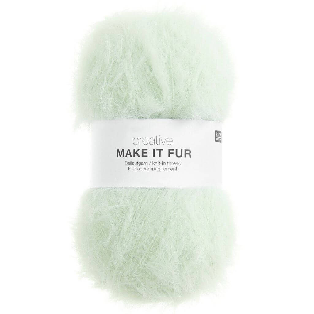 Rico Design Creative Make It Fur, Farbe 005 eisblau – Synthetik bei Lieblingsgarn