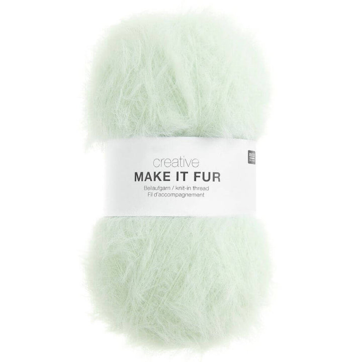 Rico Design Creative Make It Fur, Farbe 005 eisblau – Synthetik bei Lieblingsgarn