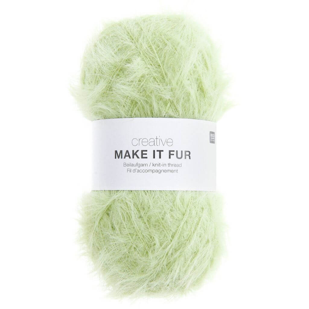 Rico Design Creative Make It Fur, Farbe 007 pistazie – Synthetik bei Lieblingsgarn