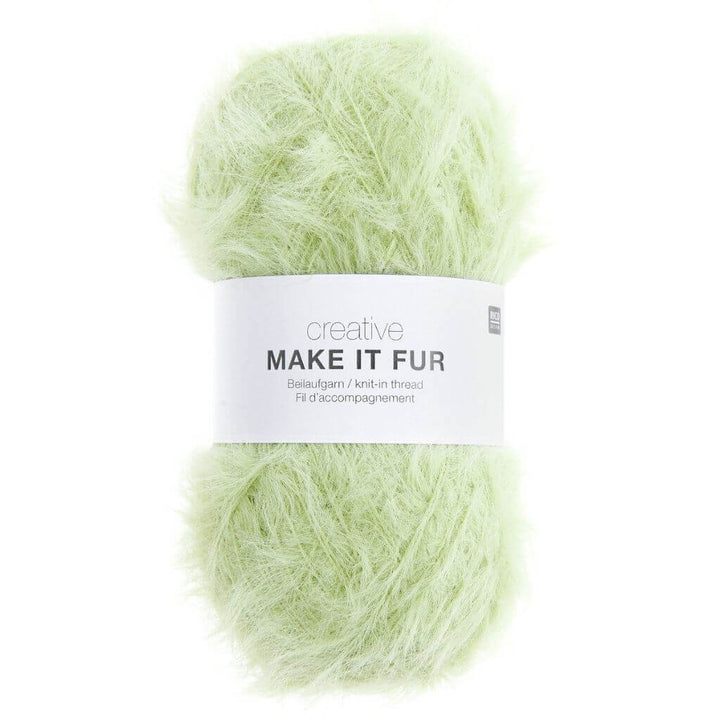 Rico Design Creative Make It Fur, Farbe 007 pistazie – Synthetik bei Lieblingsgarn