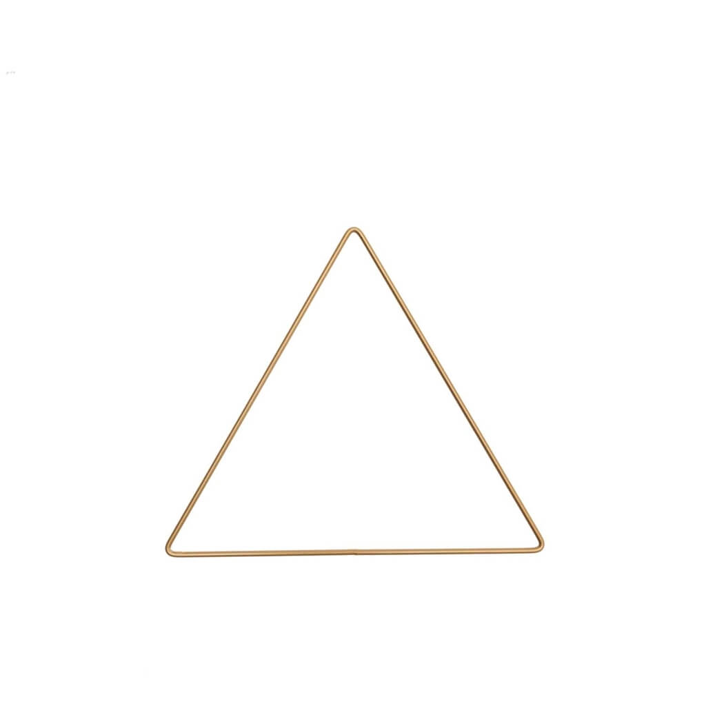 Rico Design Metallring Dreieck Gold, Farbe 200 – Metall bei Lieblingsgarn